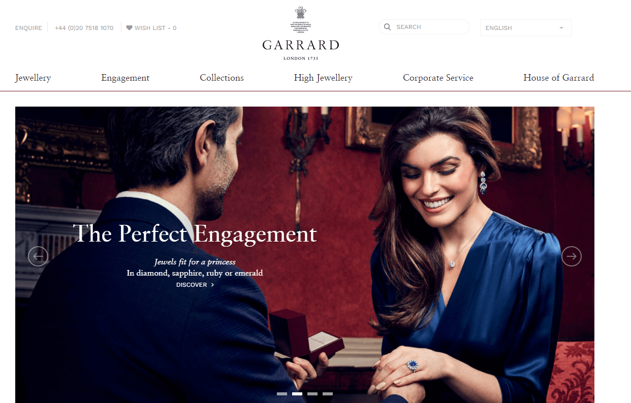 Garrard官网-英国顶级的珠宝品牌 英国皇室御用品牌